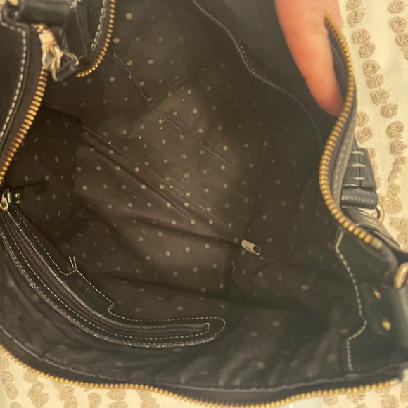 Kate Spade Black Pebbled Leather Shoulder Bag Purse Single Strap - Picture 3 of 8